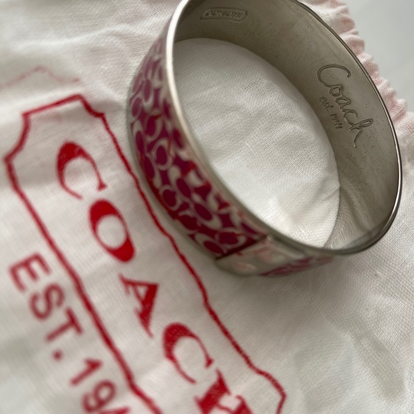 Coach silver bangle - Picture 4 of 4